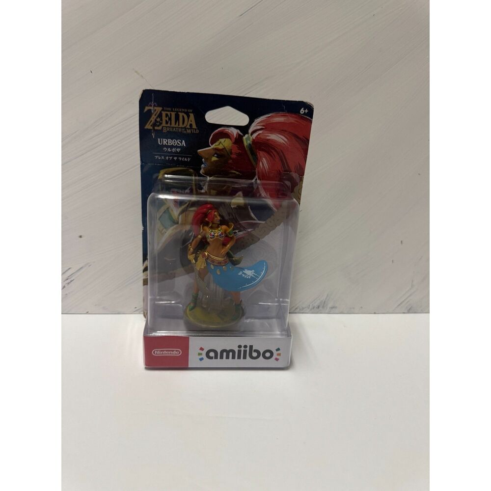 Urbosa Amiibo Figure Zelda Breath of the Wild Nintendo Collectible Gamer Gift